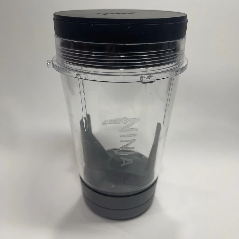 Genuine Ninja Nutri Bowl 14oz  Power Blade Smoothie Cup Bowl‎ Maker Drink w/Lid
